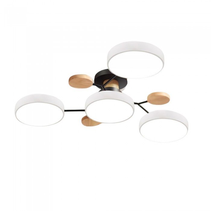 Scandinavian Ceiling Light with Branched Design and LED Technology 4 Kop White NaLani