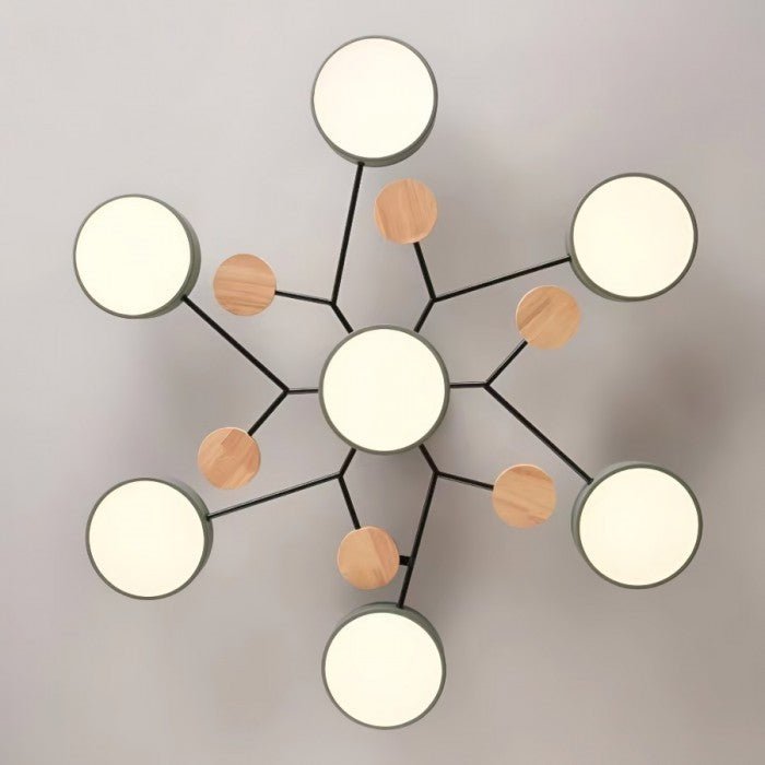 Scandinavian Ceiling Light with Branched Design and LED Technology NaLani