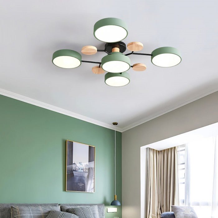 Scandinavian Ceiling Light with Branched Design and LED Technology NaLani