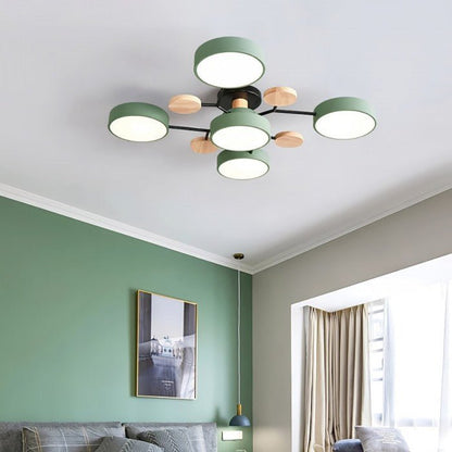 Scandinavian Ceiling Light with Branched Design and LED Technology NaLani
