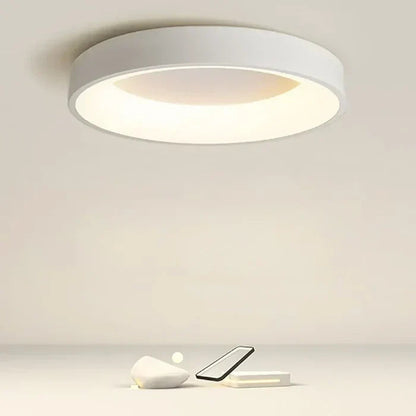 Scandinavian Round LED Ceiling Lamp for Stylish Home Lighting NaLani