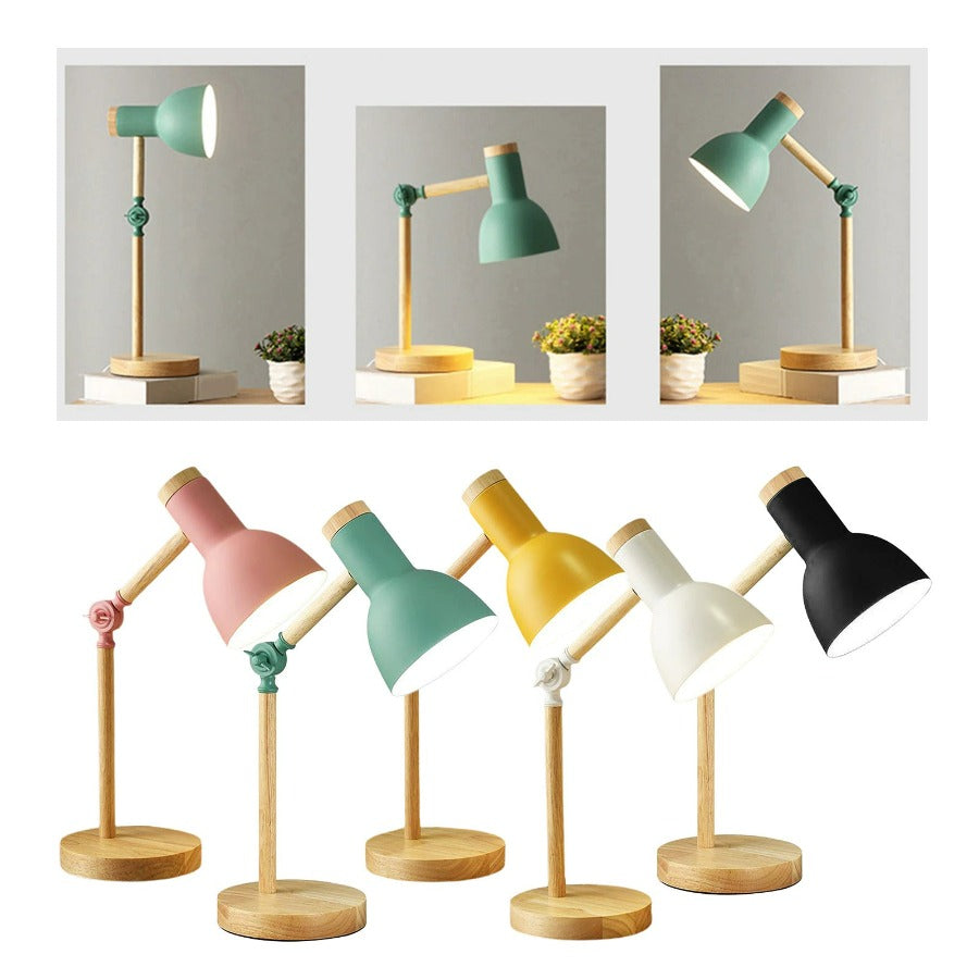 Scandinavian Wooden Desk Lamp For Elegant Home Lighting NALANI