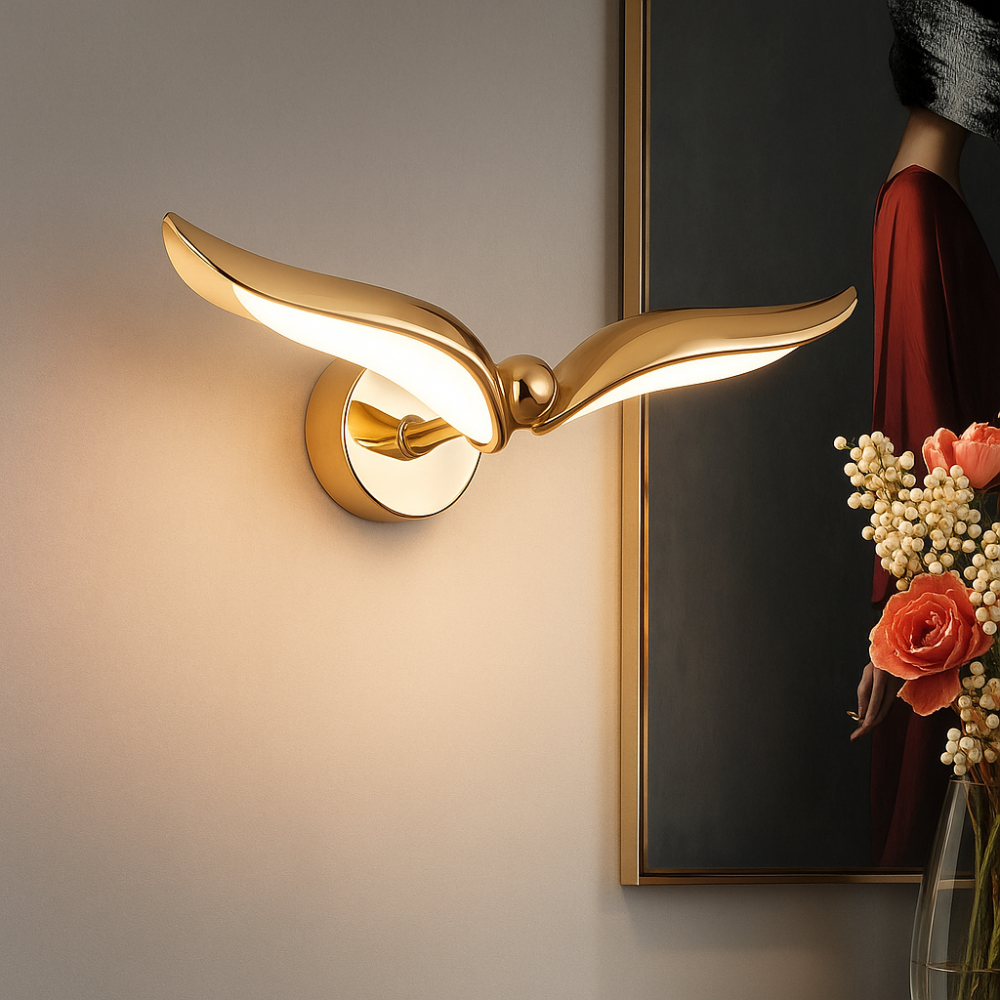 Seagull Shaped LED Wall Light for Stylish Ambient Lighting Gull 2 kopp Varmhvit (2700-3500K) NaLani