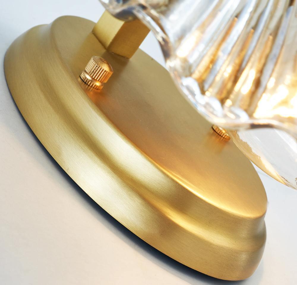 Shell Wall Light With Brass Finish Elegant Accent Lighting NALANI