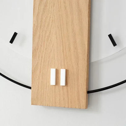 Silent Wall Clock Made of Wood for Natural Serenity NaLani