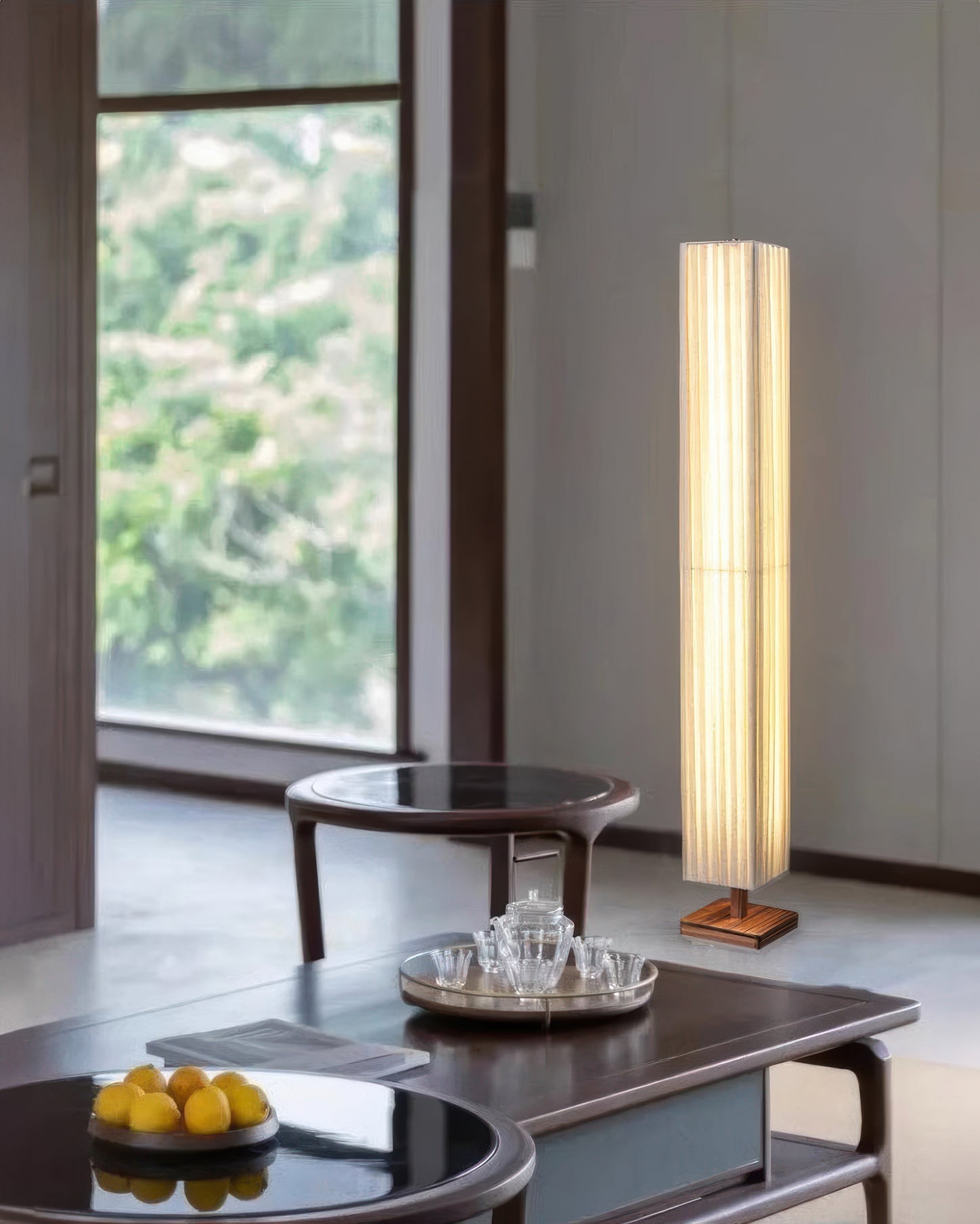Simplicity Oriental Wabi-Sabi Floor Lamp NALANI