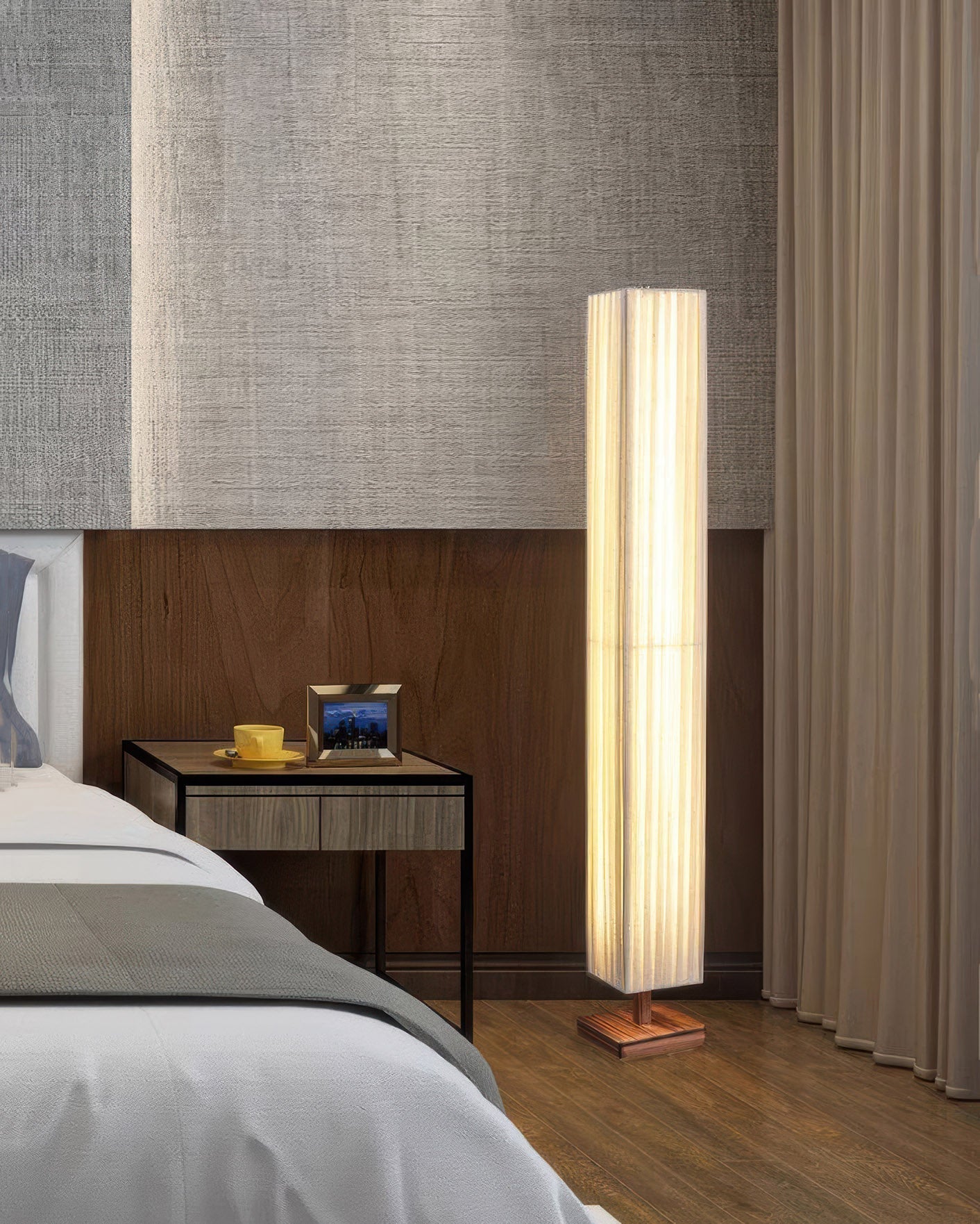 Simplicity Oriental Wabi-Sabi Floor Lamp NALANI