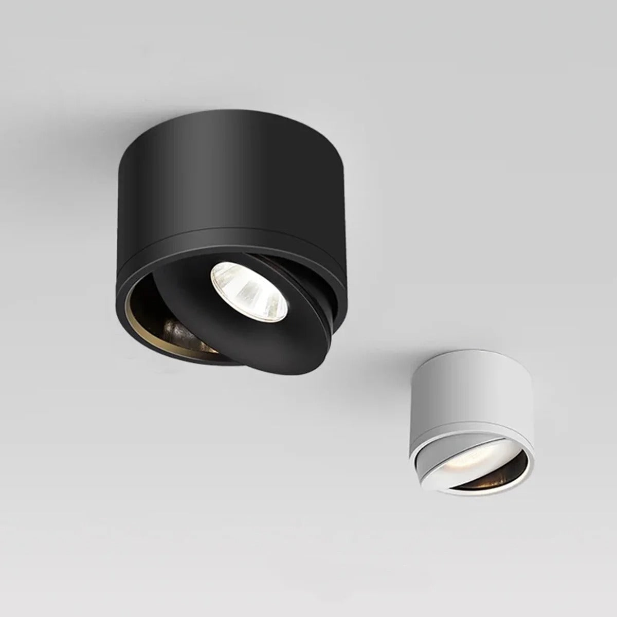 Sleek Adjustable LED Downlight 360 Degree Rotatable Ceiling Fixture NaLani