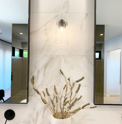 Sleek Conical Glass Wall Lamp For Modern Living Spaces NALANI