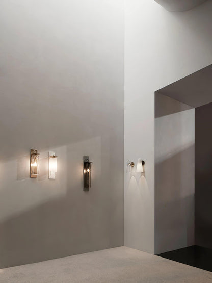 Sleek Conical Glass Wall Lamp For Modern Living Spaces NALANI