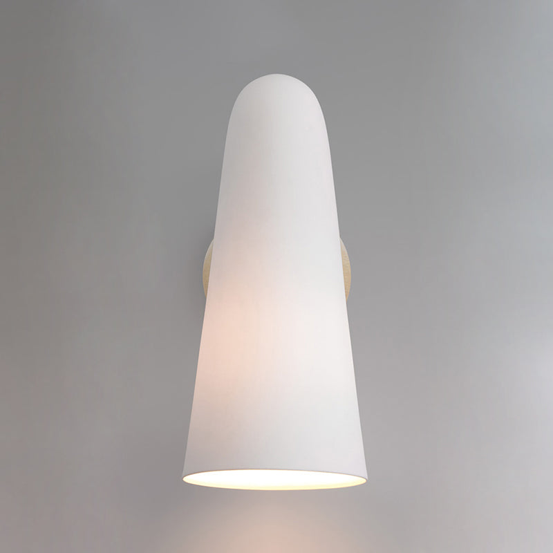 Sleek Conical Glass Wall Lamp For Modern Living Spaces NALANI