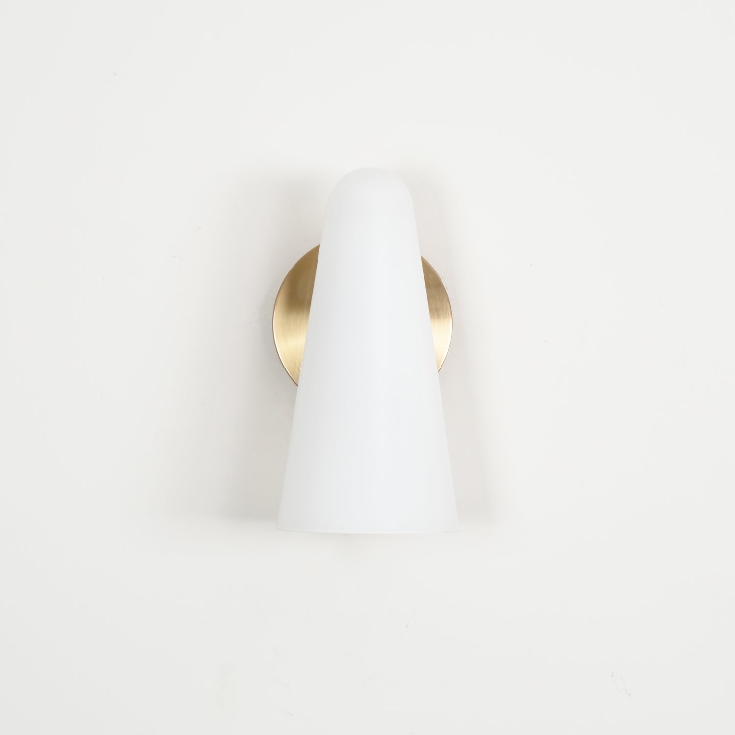 Sleek Conical Glass Wall Lamp For Modern Living Spaces NALANI