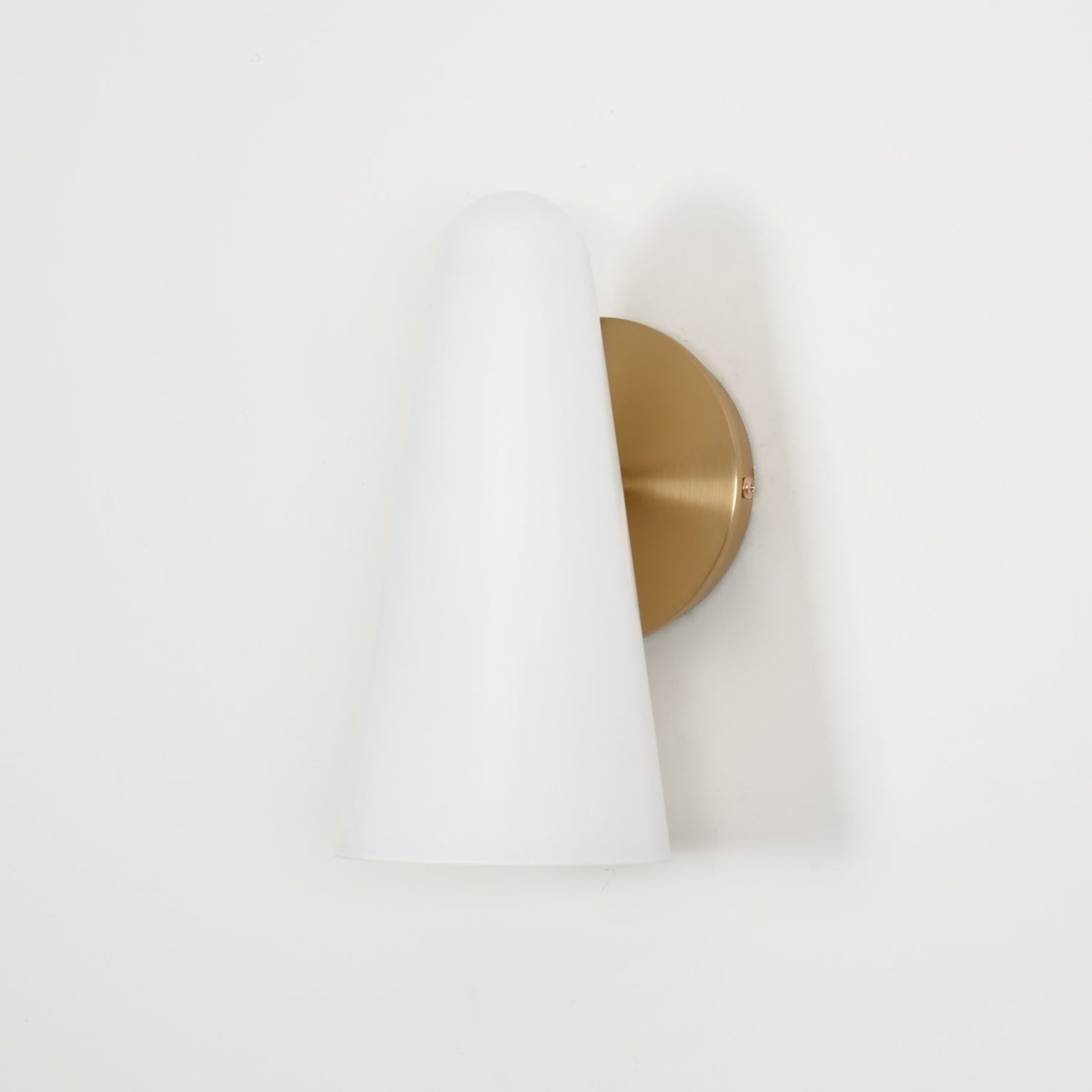 Sleek Conical Glass Wall Lamp For Modern Living Spaces NALANI