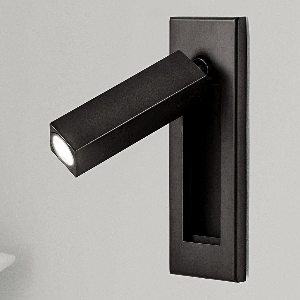 Sleek Flush Mount Sconce for Contemporary Home Lighting Matt black NaLani