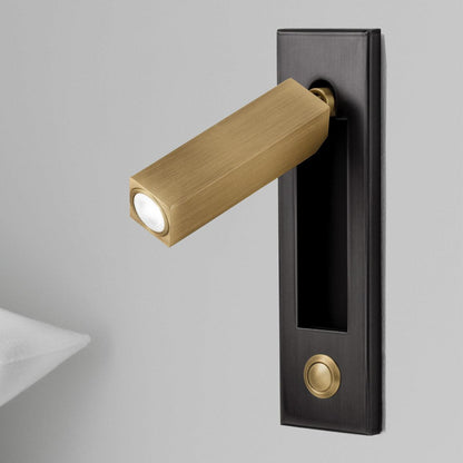 Sleek Flush Mount Sconce for Contemporary Home Lighting Matt black+copper NaLani
