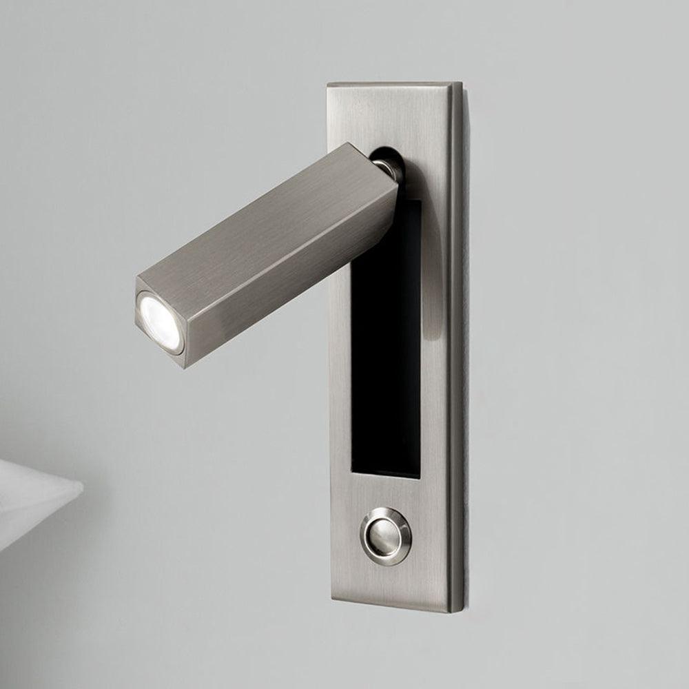 Sleek Flush Mount Sconce for Contemporary Home Lighting Nickel NaLani