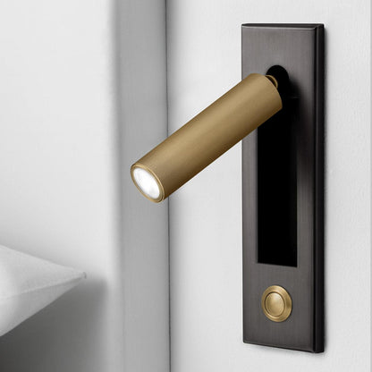 Sleek Flush Mount Sconce for Contemporary Home Lighting Matt black+copper NaLani