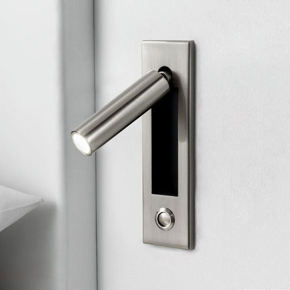 Sleek Flush Mount Sconce for Contemporary Home Lighting Nickel NaLani
