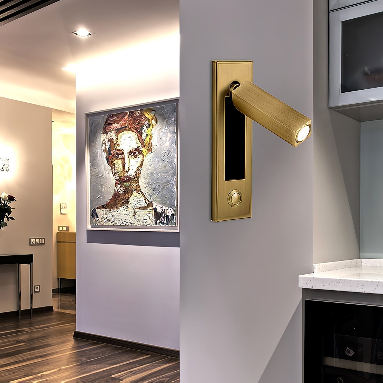 Sleek Flush Mount Sconce for Contemporary Home Lighting NaLani