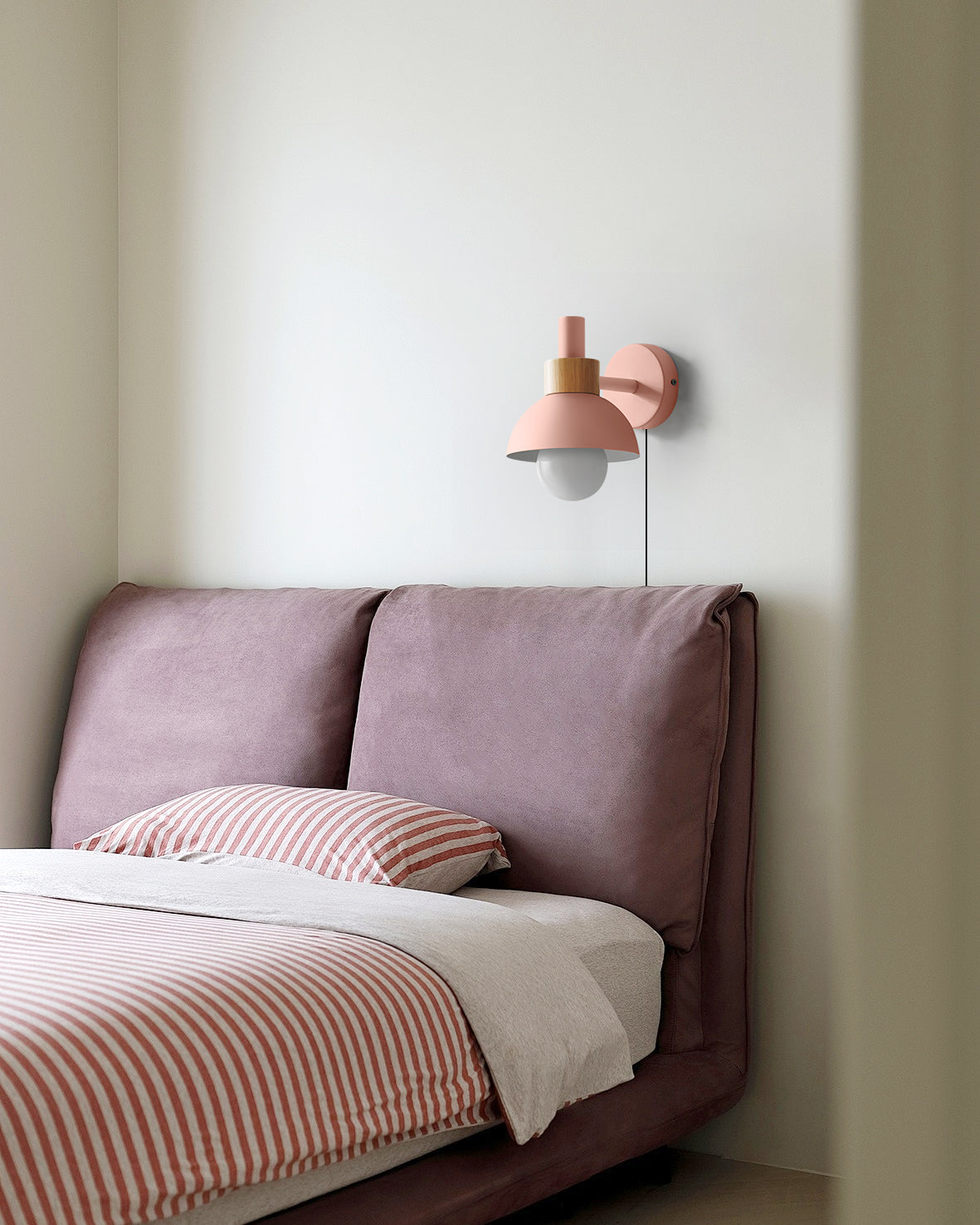 Sleek Modern Plug In Wall Lamp For Living Room Decor NALANI