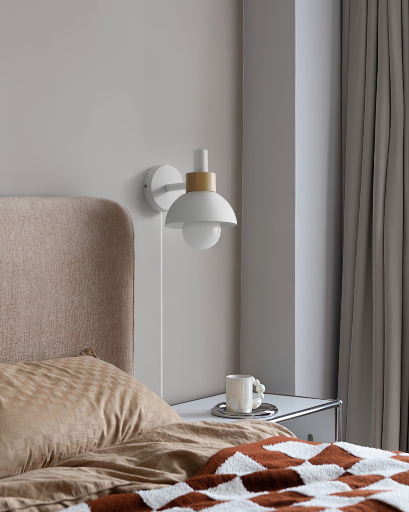 Sleek Modern Plug In Wall Lamp For Living Room Decor NALANI
