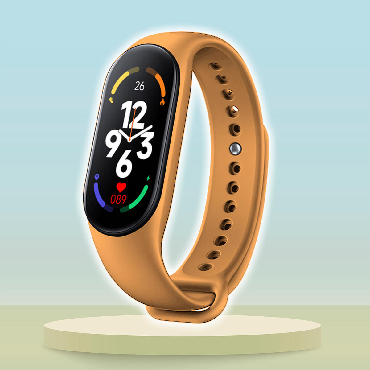 Slim Kids Fitness Watch With Heart Rate Activity Tracker Yellow NALANI