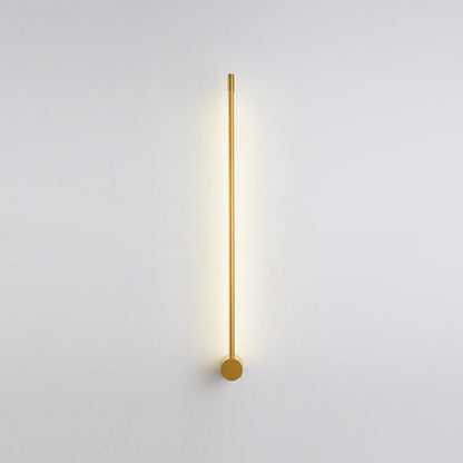 Slim Tube LED Wall Sconce Modern Metal Living Room Light NALANI