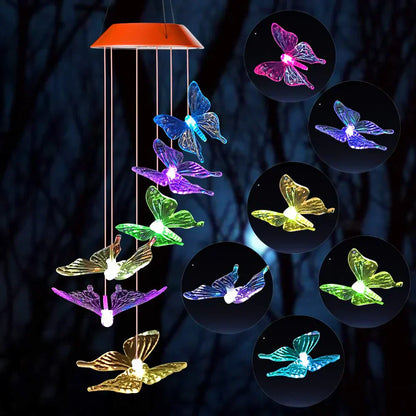 Solar Butterfly Decorative Lights For Garden Ambiance NALANI