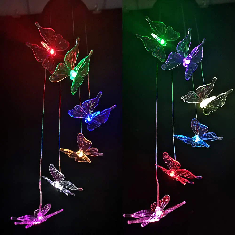 Solar Butterfly Decorative Lights For Garden Ambiance NALANI