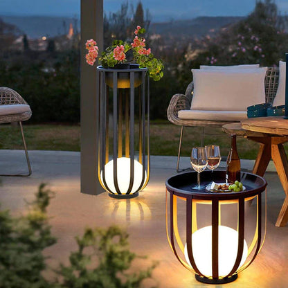Solar Flower Stand Light - Elegant Solar-Powered Outdoor Lighting, Weatherproof Garden Decor NALANI