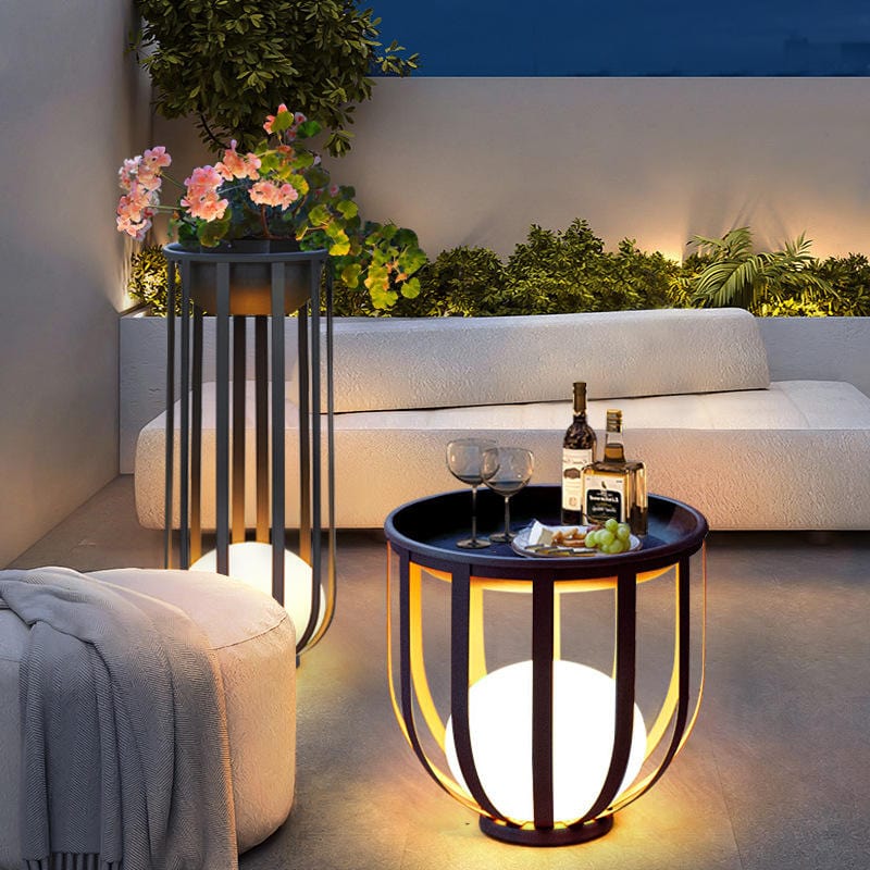 Solar Flower Stand Light - Elegant Solar-Powered Outdoor Lighting, Weatherproof Garden Decor NALANI