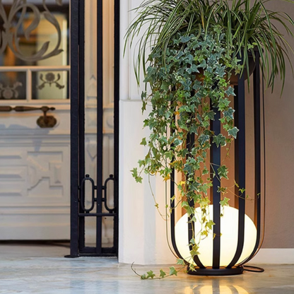 Solar Flower Stand Light - Elegant Solar-Powered Outdoor Lighting, Weatherproof Garden Decor 10" x 23" (25.4 cm x 58.4 cm) NALANI