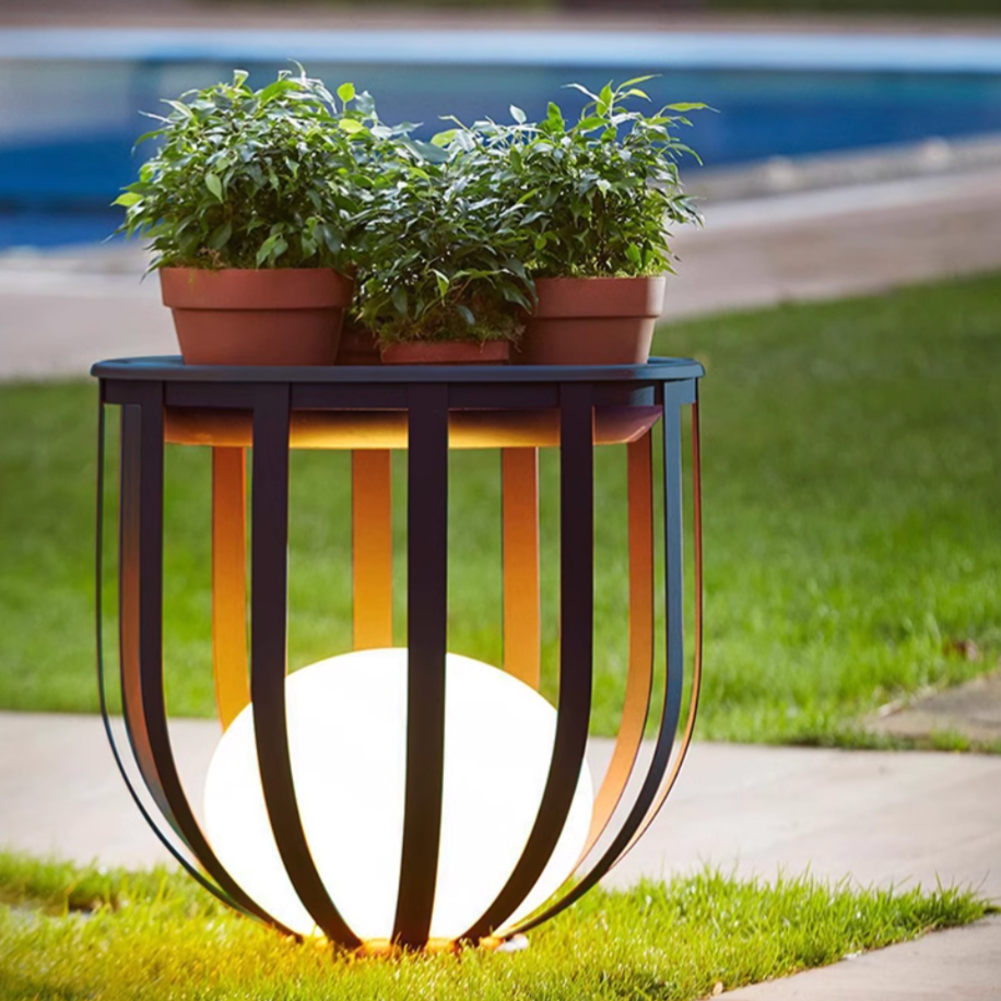 Solar Flower Stand Light - Elegant Solar-Powered Outdoor Lighting, Weatherproof Garden Decor NALANI