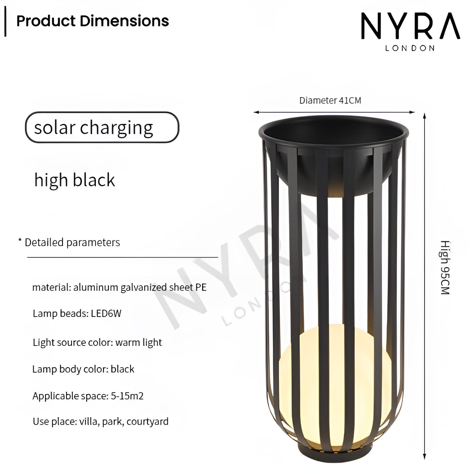 Solar Flower Table Lamp For Elegant Outdoor Garden Lighting NALANI