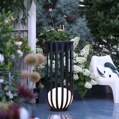 Solar Flower Table Lamp For Elegant Outdoor Garden Lighting Big 95cm NALANI