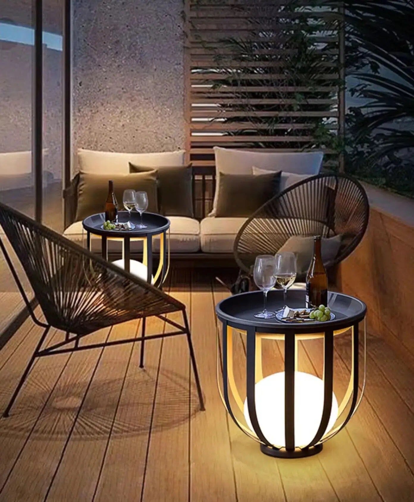Solar Flower Table Lamp For Elegant Outdoor Garden Lighting NALANI