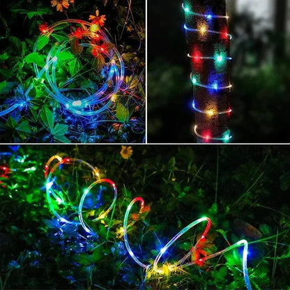 Solar LED Rope Light Waterproof Outdoor Christmas Lights NALANI