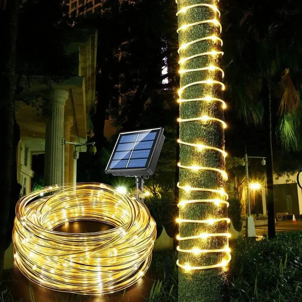 Solar LED Rope Light Waterproof Outdoor Christmas Lights NALANI
