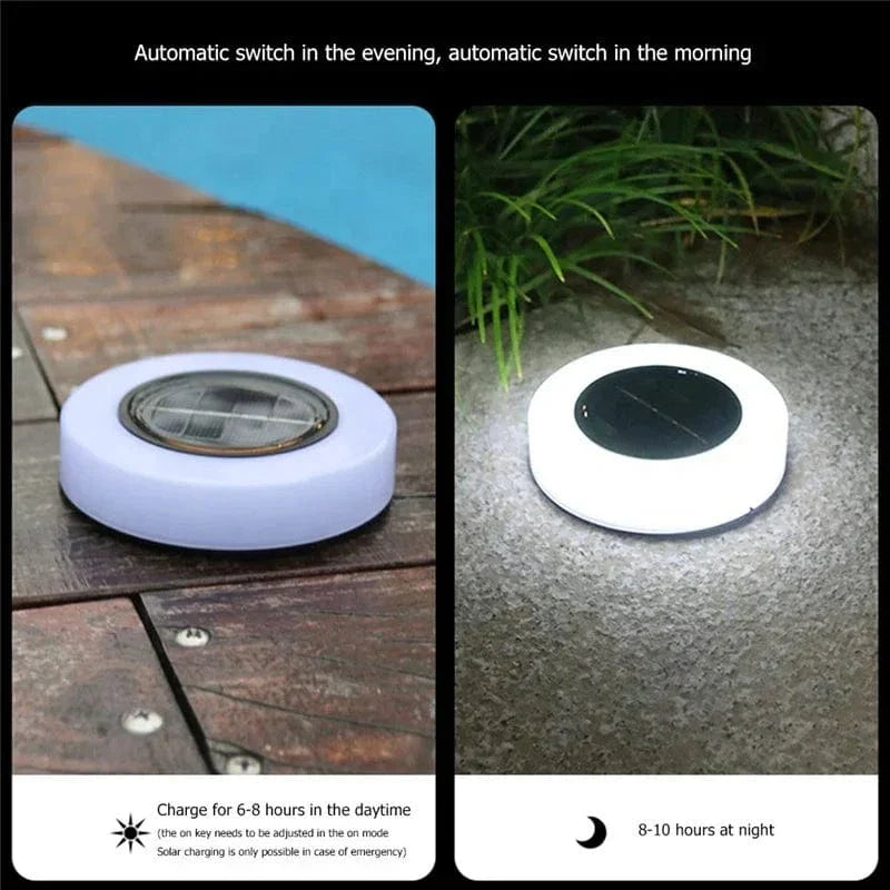 Solar Lawn Light Outdoor 8 LED Garden Pathway Lamp Deluxe NALANI