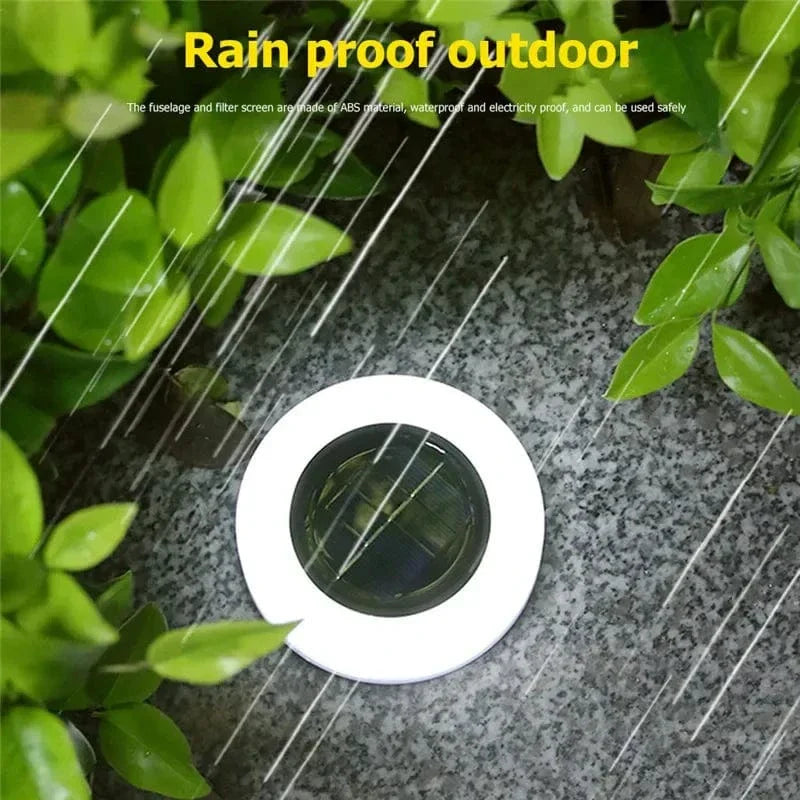 Solar Lawn Light Outdoor 8 LED Garden Pathway Lamp Deluxe NALANI