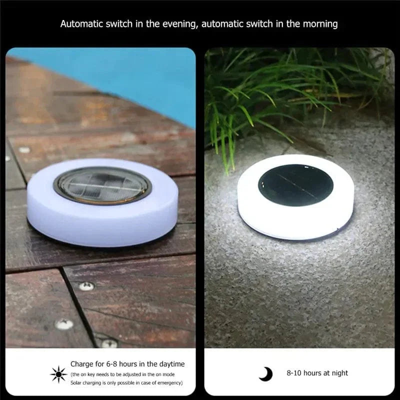 Solar Lawn Light Outdoor 8 LED Garden Pathway Lamp Deluxe NALANI