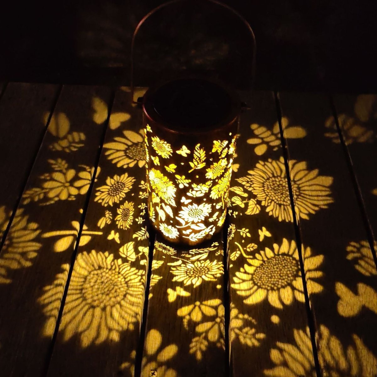 Solar Pattern Lantern for Outdoor and Indoor Decor NaLani