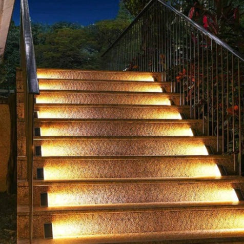 Solar Powered Stair Lights for Safety and Ambiance Outdoors NaLani