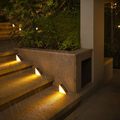 Solar Powered Stair Lights for Safety and Ambiance Outdoors NaLani