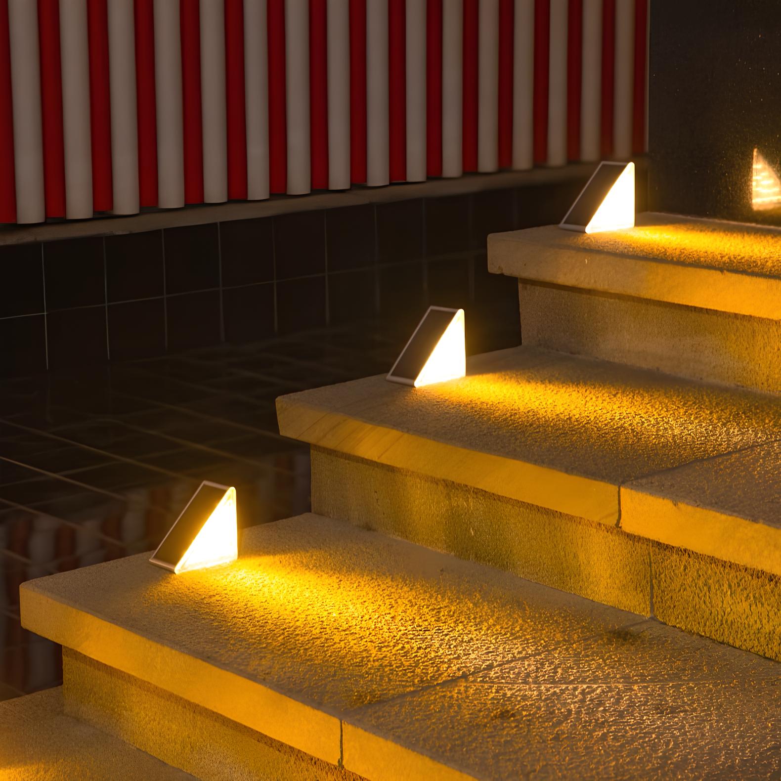 Solar Powered Stair Lights for Safety and Ambiance Outdoors NaLani