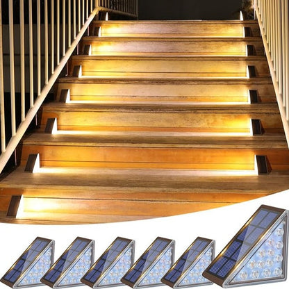Solar Powered Stair Lights for Safety and Ambiance Outdoors NaLani