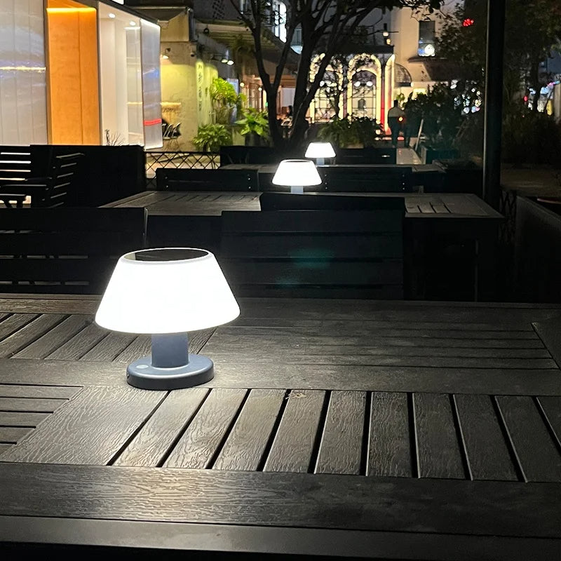 Solar Powered Table Lamp For Indoor And Outdoor Lighting NALANI