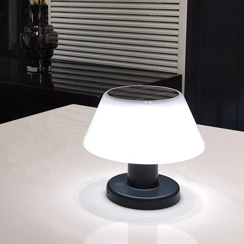 Solar Powered Table Lamp For Indoor And Outdoor Lighting NALANI