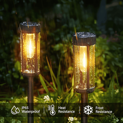 Solar Powered Waterproof Garden Torch For Outdoor Pathway NALANI