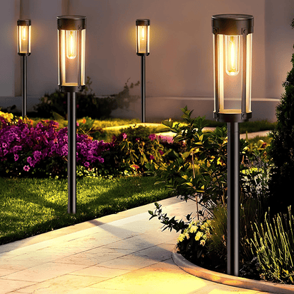 Solar Powered Waterproof Garden Torch For Outdoor Pathway NALANI